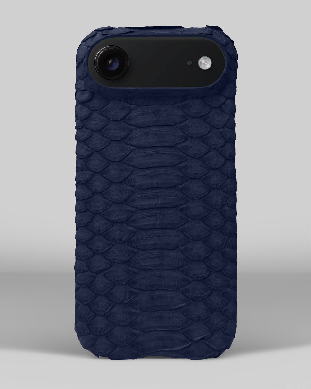 Темно-синій чохол обтягнутий шкірою пітона для iPhone 17 Air