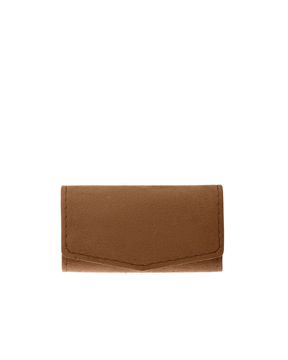 Key holder made of red Alcantara