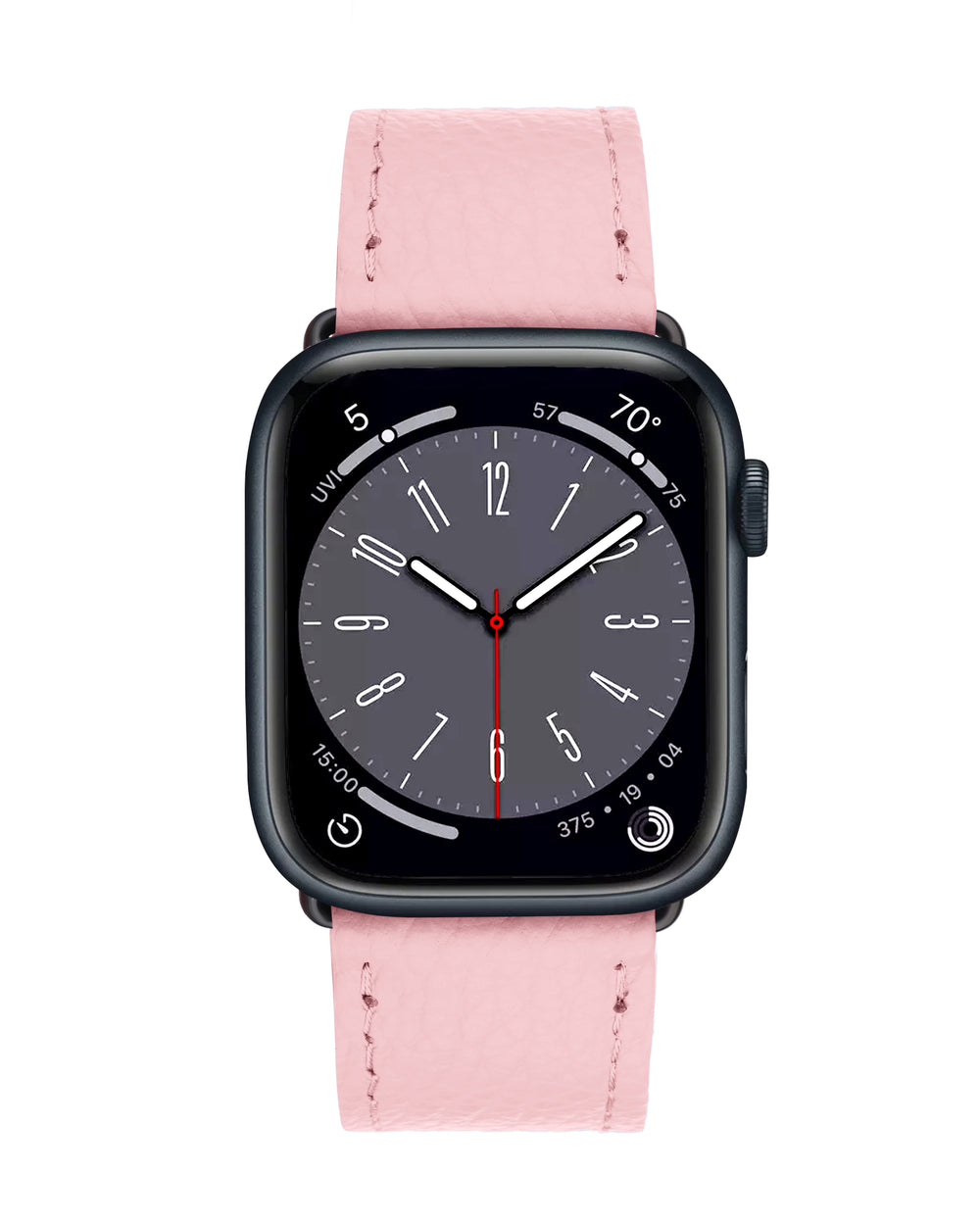 Ремінець для Apple Watch із телячої шкіри флотар в рожевому кольорі