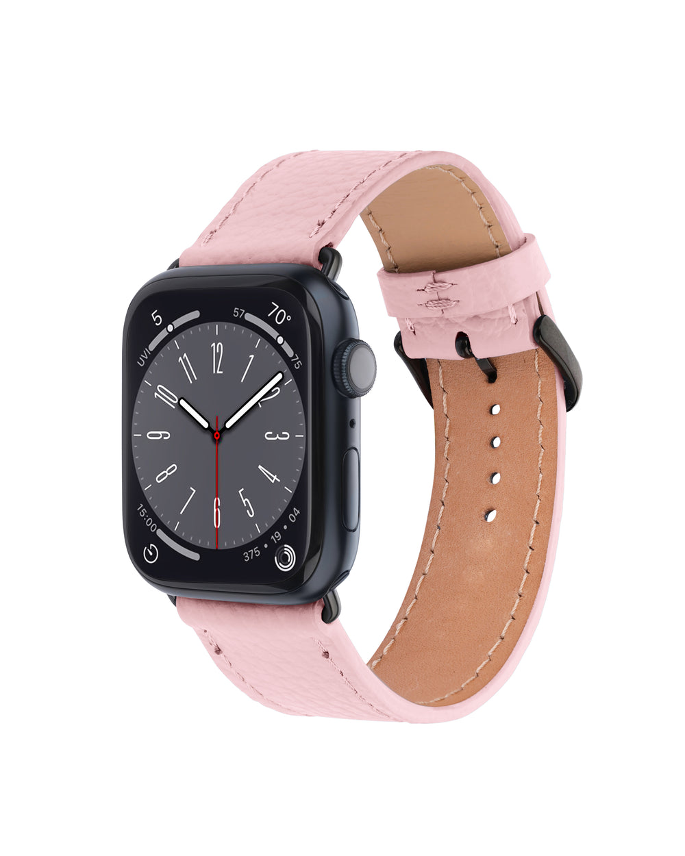 Ремешок для Apple Watch из кожи флотар розового цвета