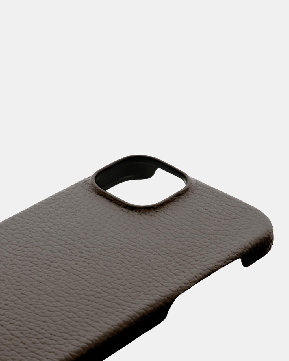 Light brown leather case for iPhone 14 Plus