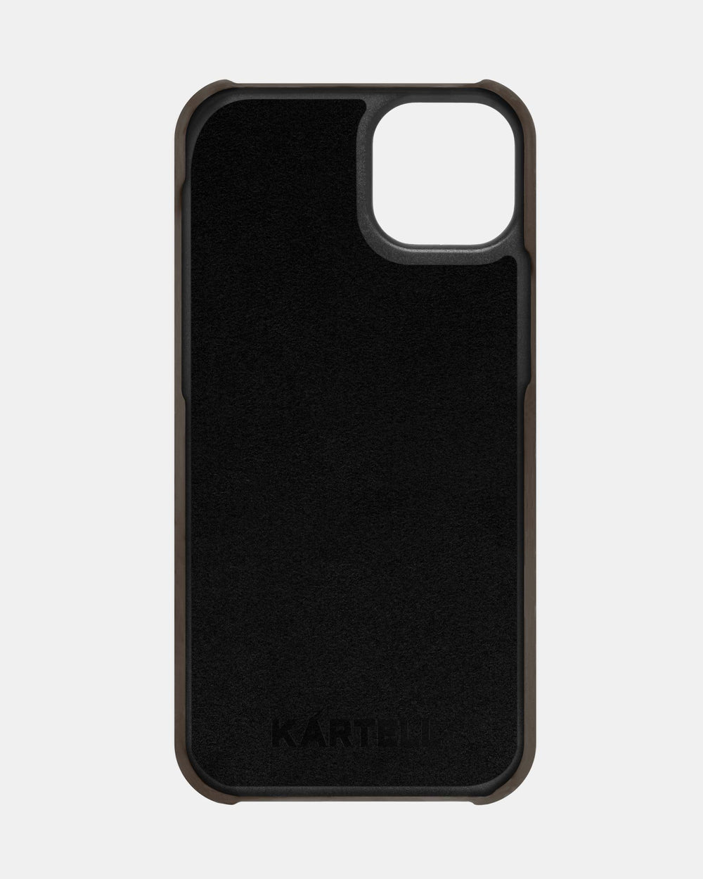 Light brown leather case for iPhone 14 Plus