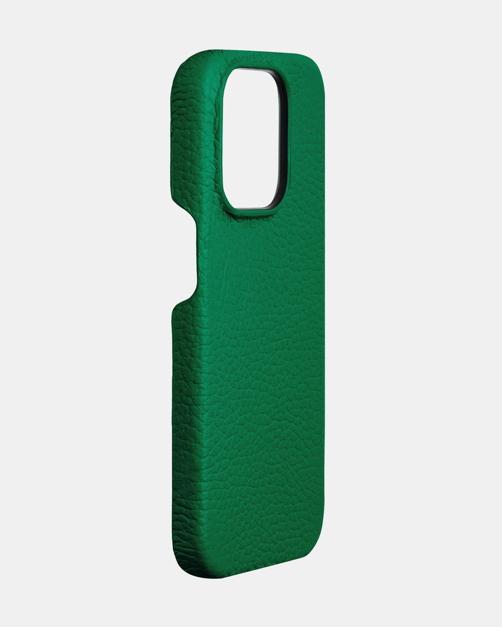Bright green leather case for iPhone 15 Pro Max