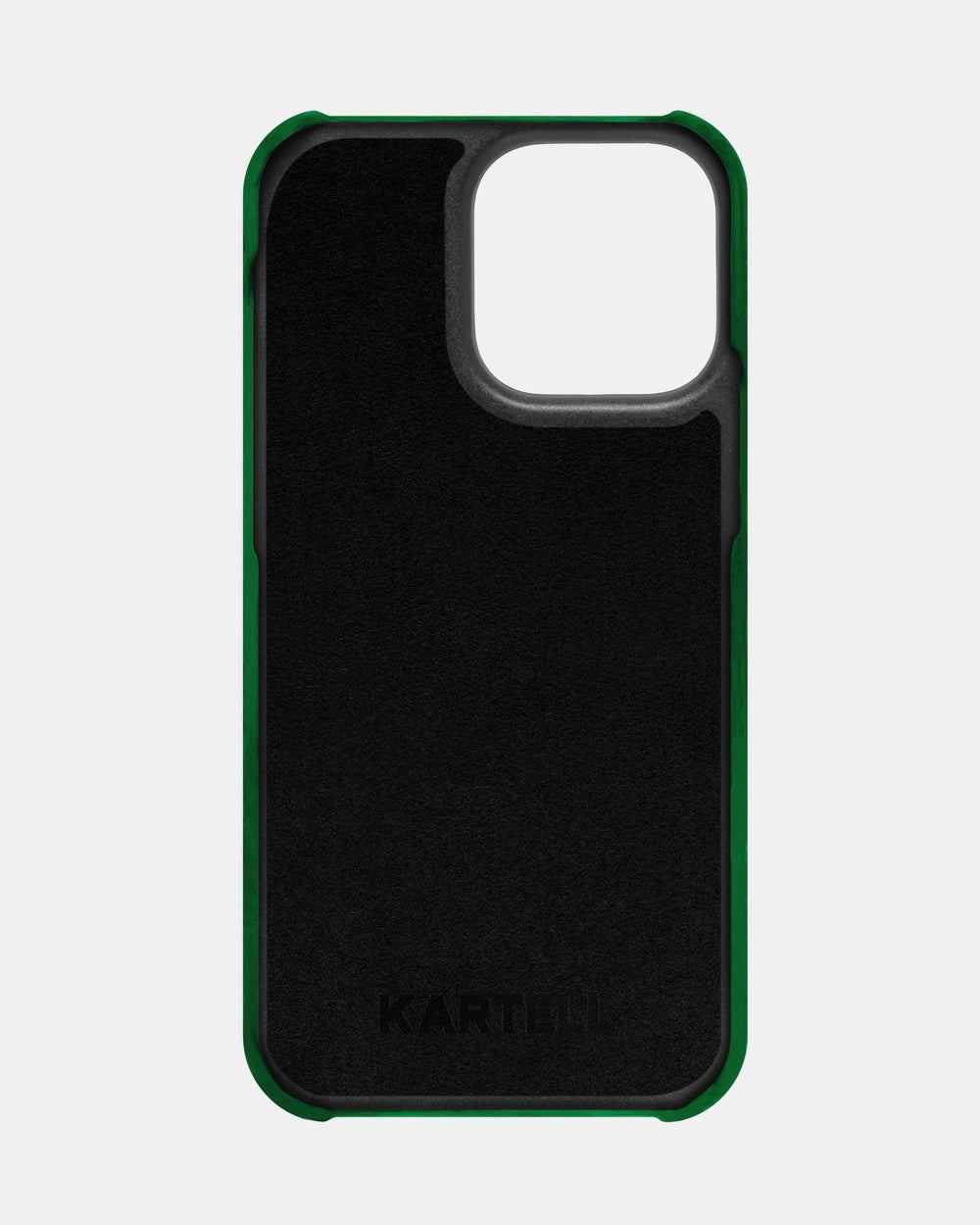 Bright green leather case for iPhone 14 Pro Max