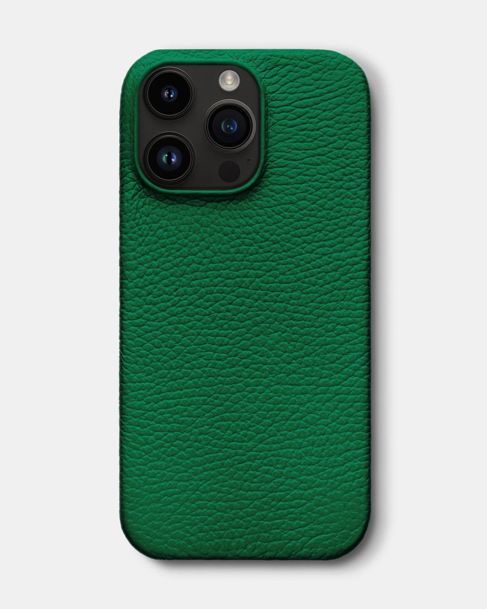 Bright green leather case for iPhone 14 Pro Max