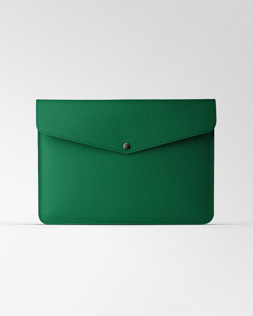 Чехол Envelope из зеленой кожи для MacBook