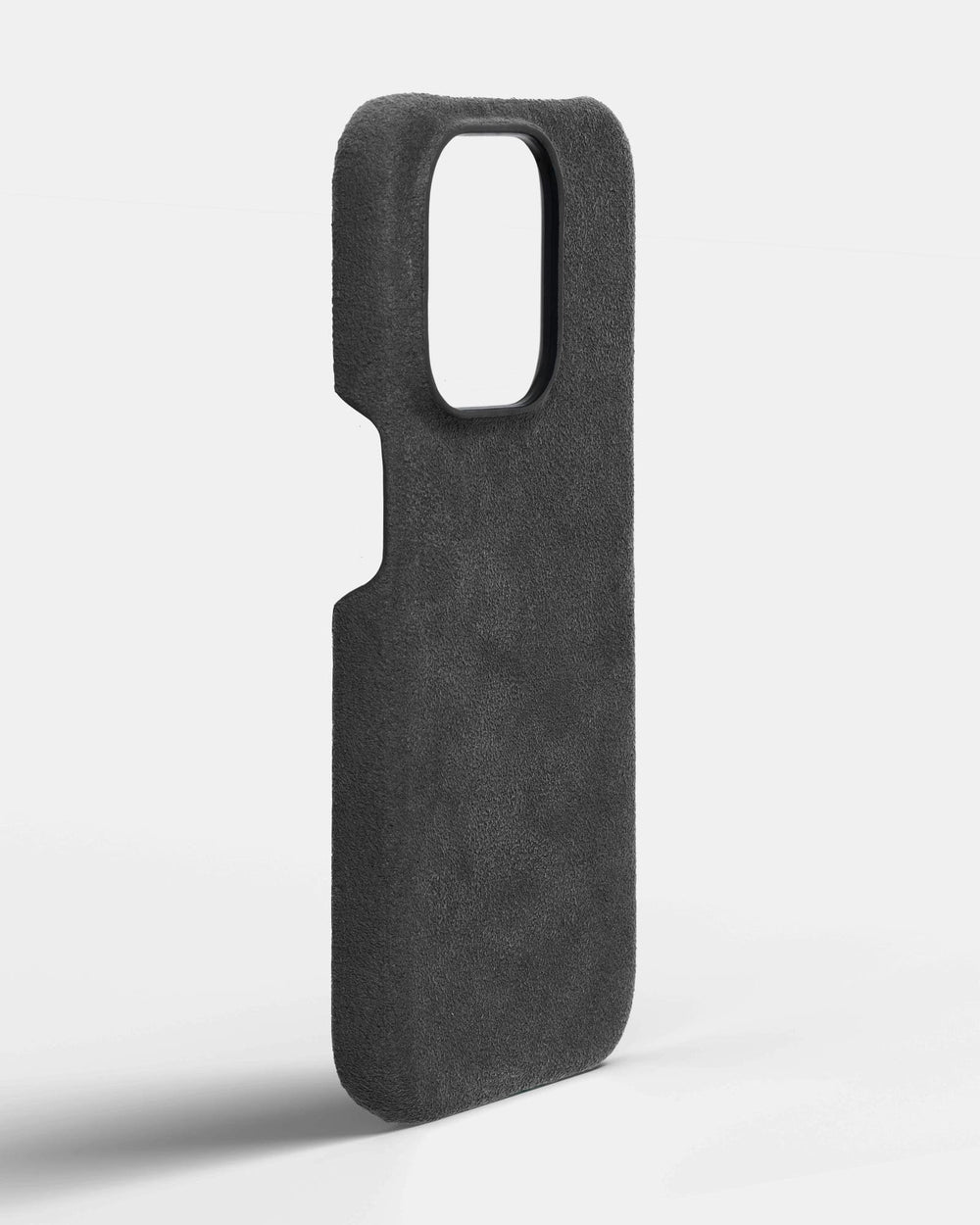 Gray alcantara case for iPhone 14 Pro Max