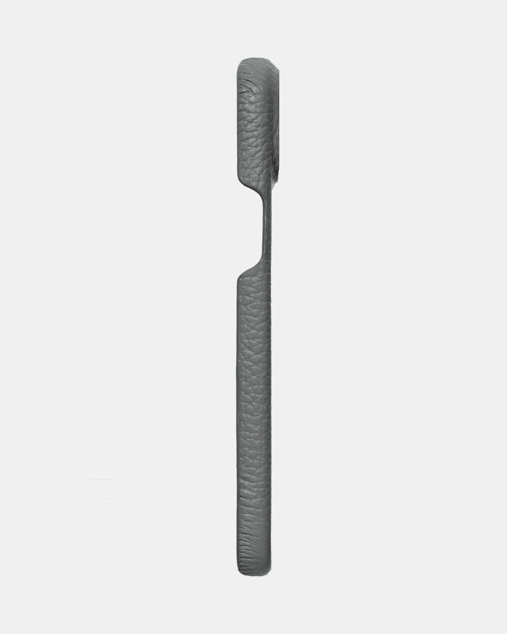 Серый кожаный чехол для iPhone 15 Plus