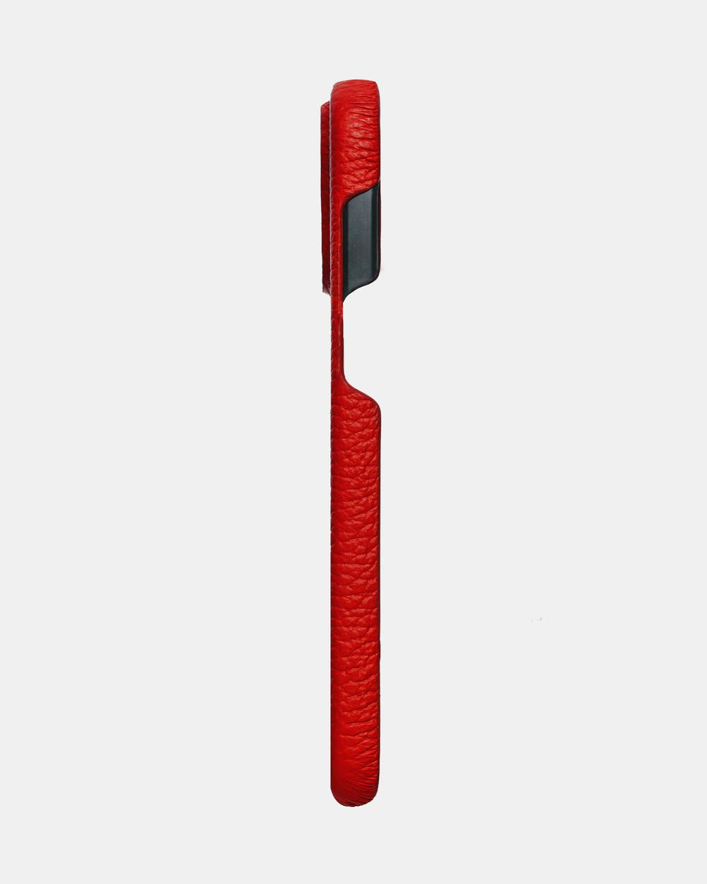Красный кожаный чехол для iPhone 16 Pro Max