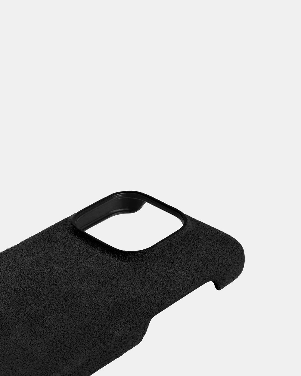 Black Alcantara Case for iPhone 14 Pro