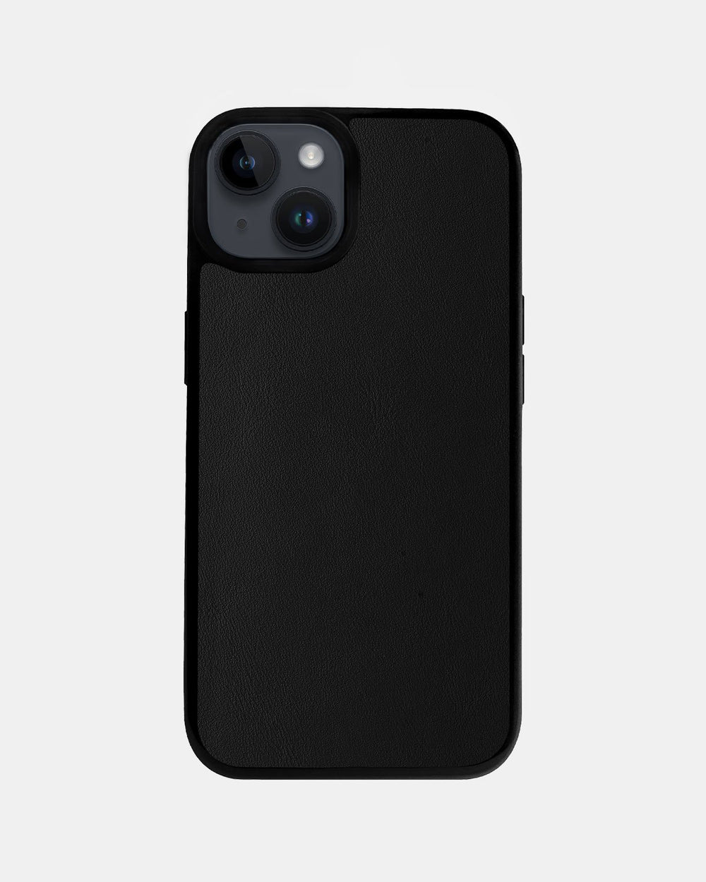Чехол из черной телячьей кожи для iPhone 14 Plus