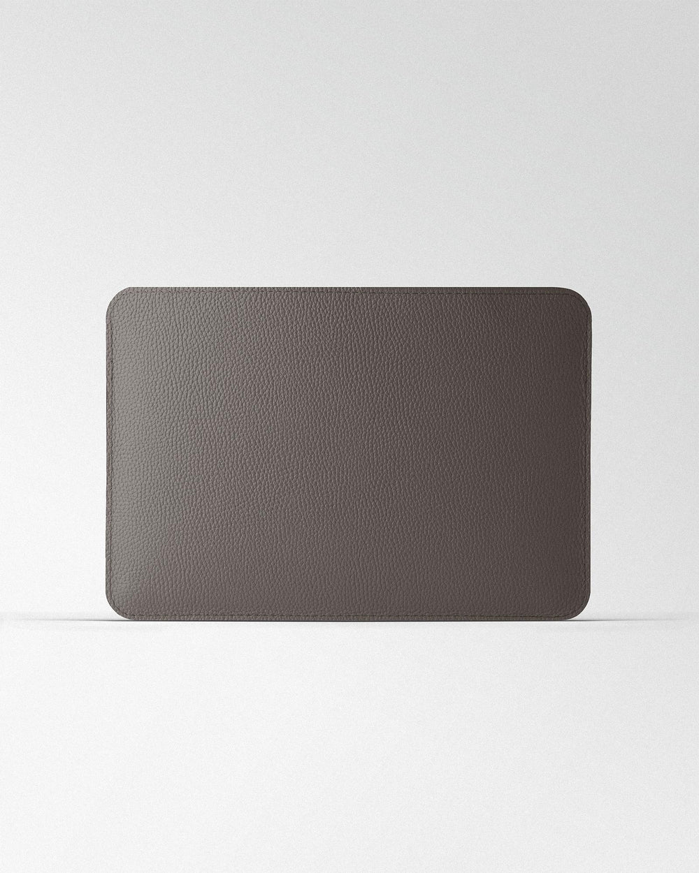 Minimalist leather case in cappuccino color for MacBook
