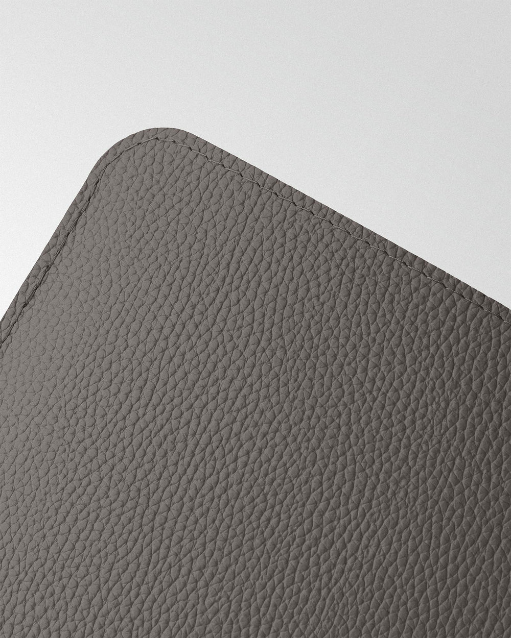 Minimalist leather case in cappuccino color for MacBook