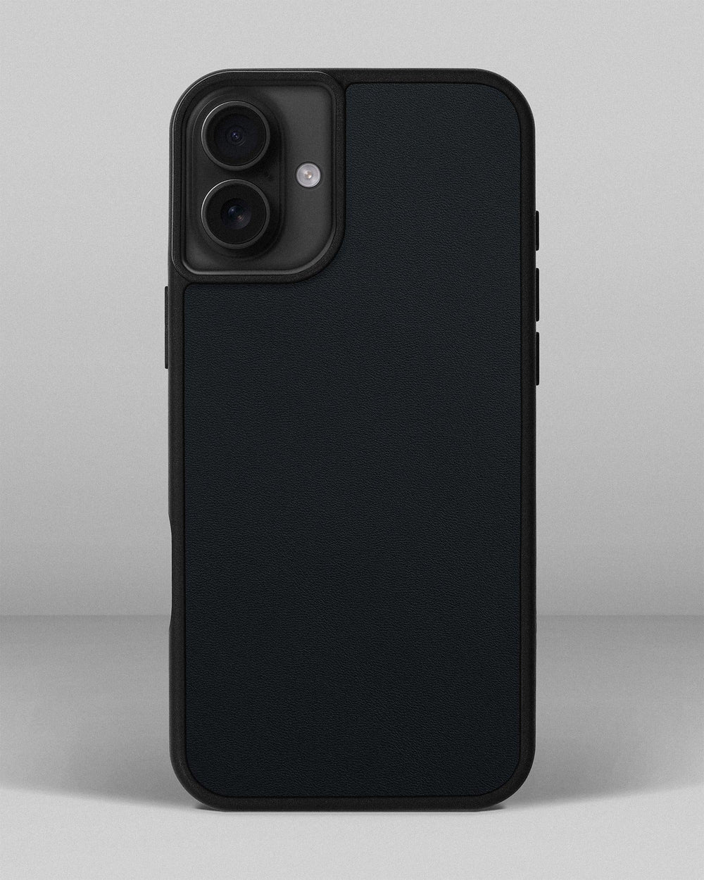 Чохол із темно-синьої телячої шкіри для iPhone 16 Plus