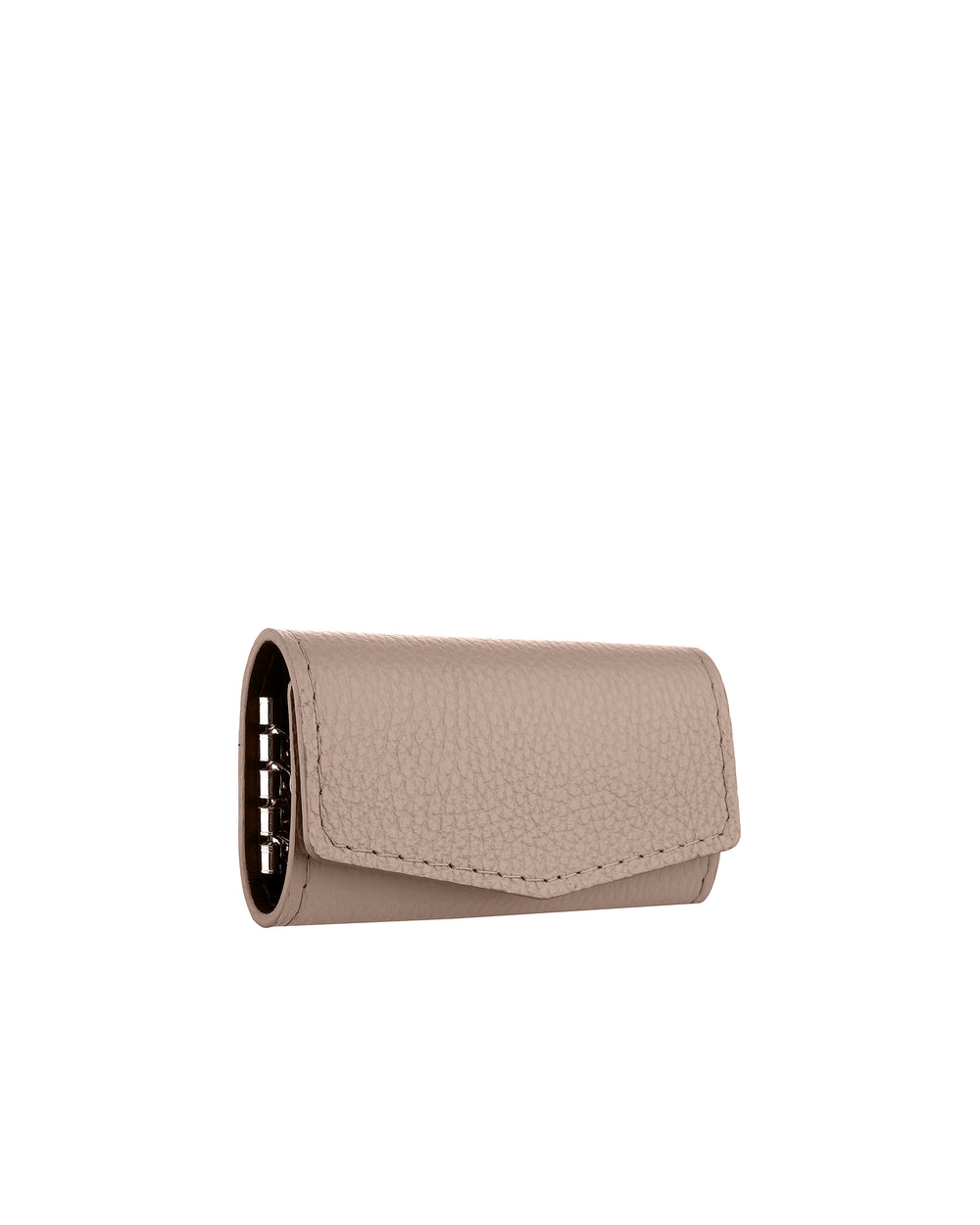 Key holder made of beige flotter leather