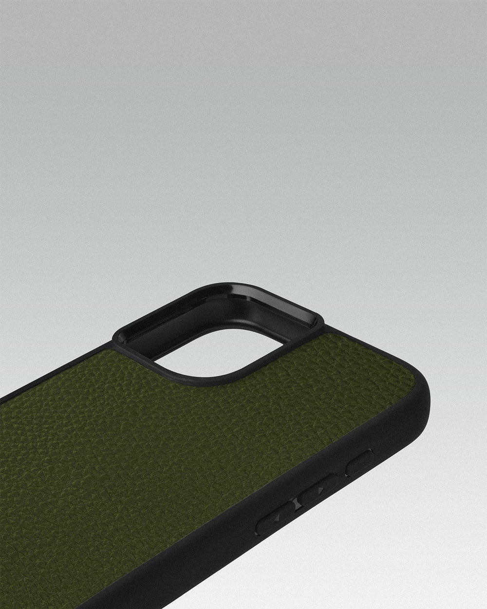 Green Calfskin Case for iPhone 16 Plus