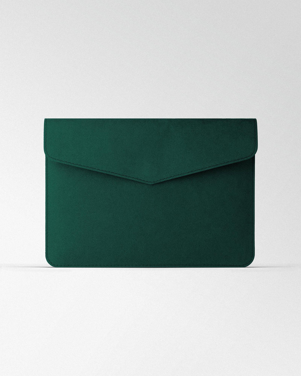 Magnetic Envelope Case in Green Alcantara for MacBook