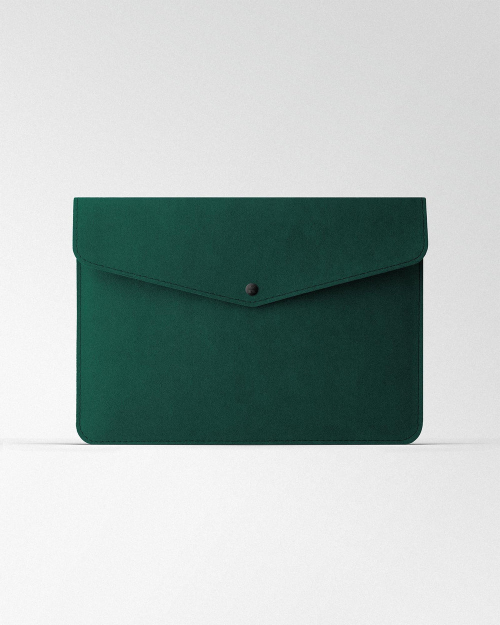 Чехол Envelope из зеленой алькантары для MacBook