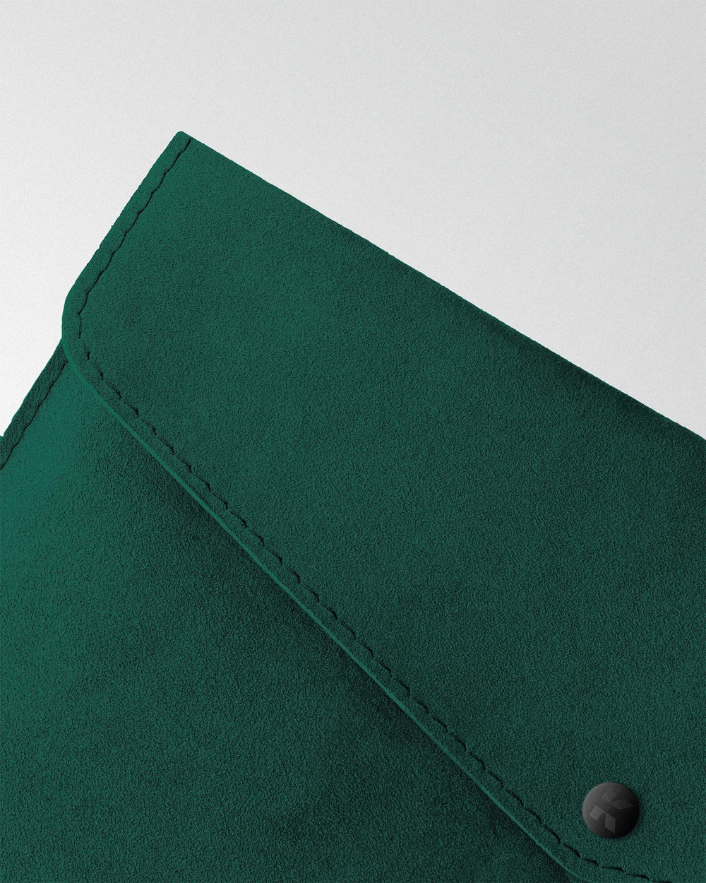 Чехол Envelope из зеленой алькантары для MacBook