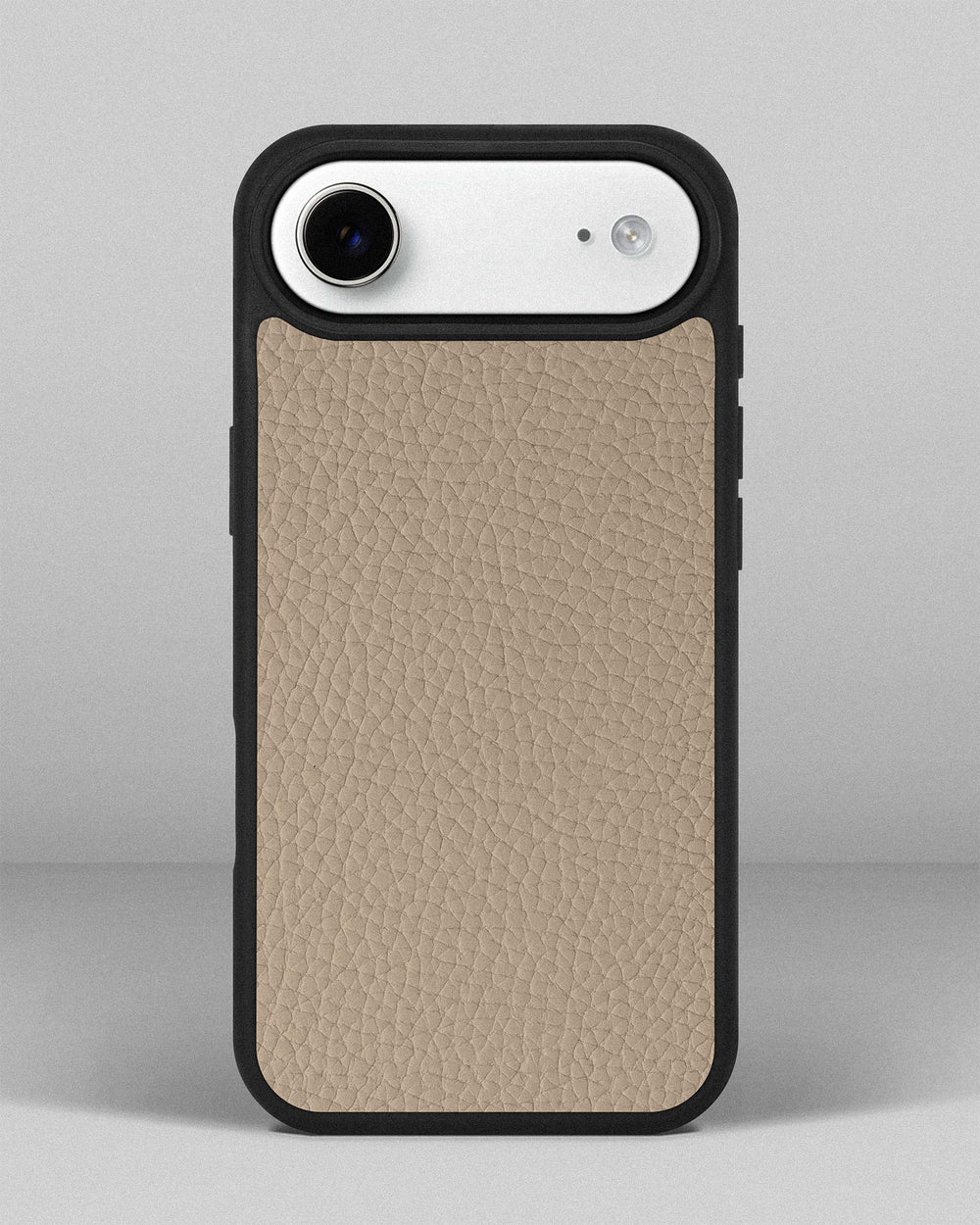 Чохол із бежевої телячої шкіри флотар для iPhone 17 Air