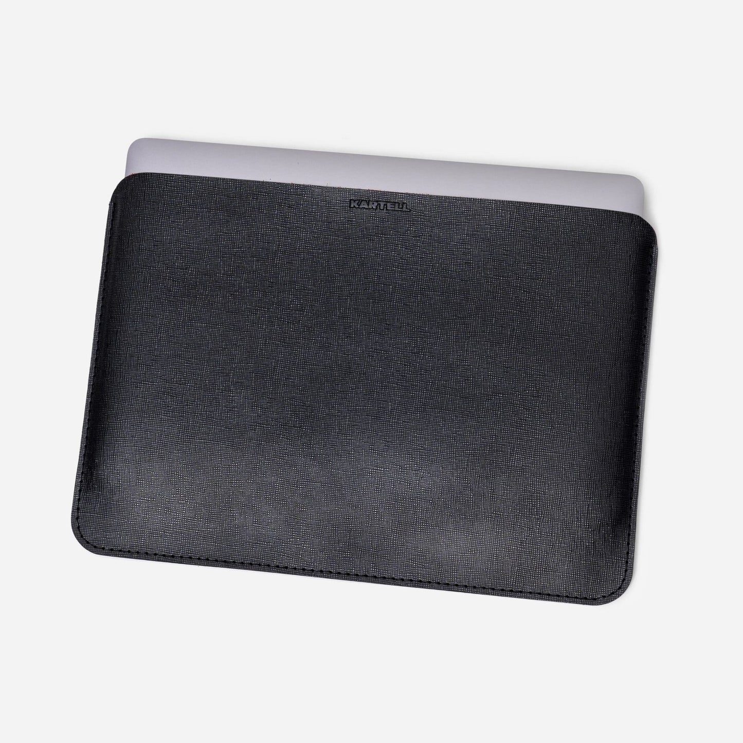 Відкритий чохол для MacBook 13 Air Pro зі шкіри сафіано в чорному кольорі