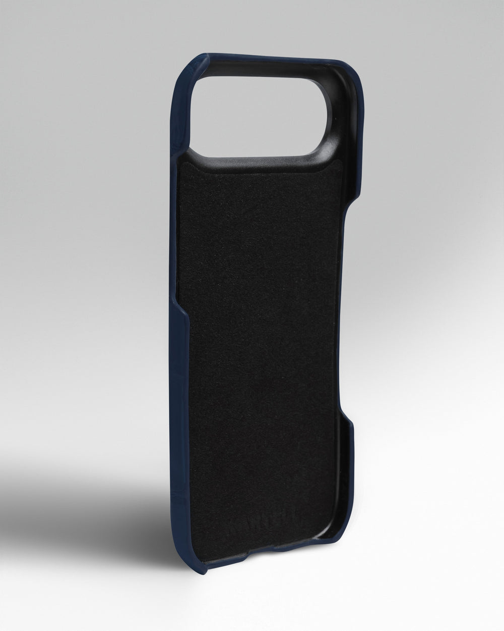 Темно-синій чохол обтягнутий шкірою крокодила для iPhone 17 Air