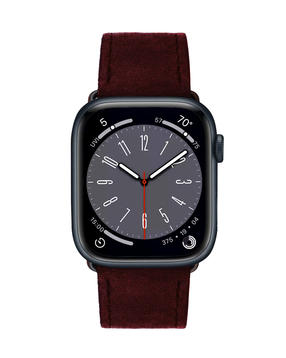 Alcantara strap for Apple Watch in gray