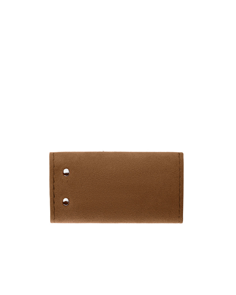 Key holder made of red Alcantara