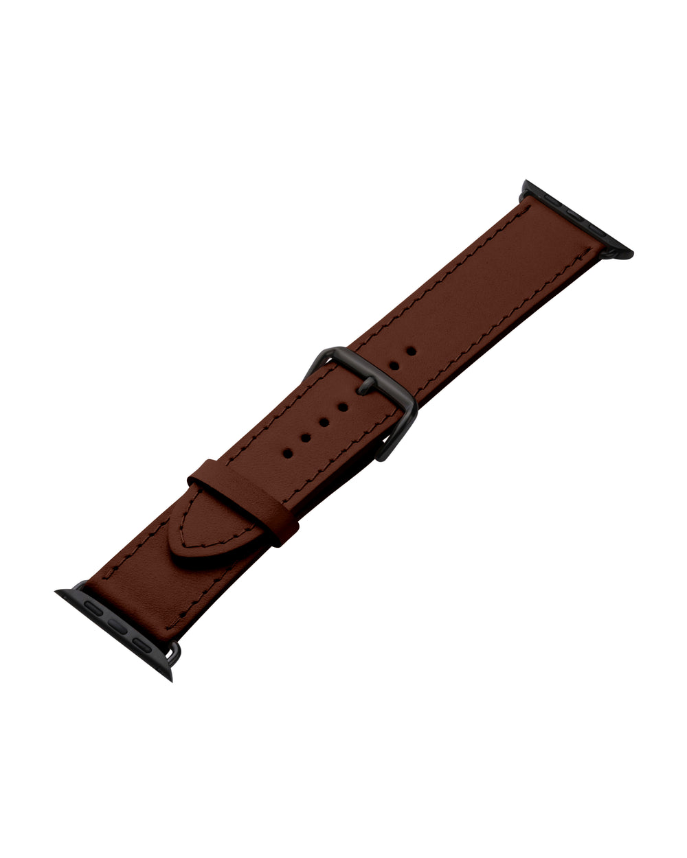 Apple Watch leather strap in red