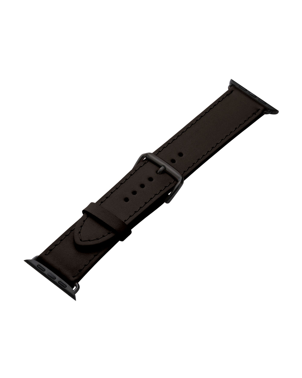 Ремінець для Apple Watch зі шкіри купон у коричневому кольорі