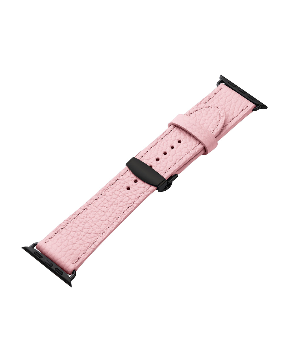 Ремешок для Apple Watch из кожи флотар розового цвета