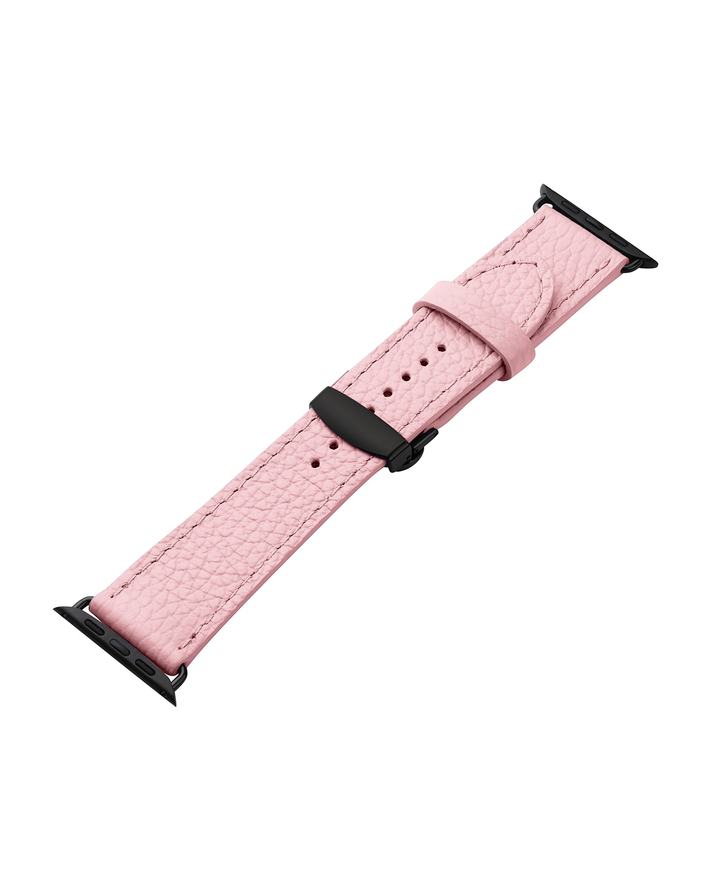 Ремінець для Apple Watch зі шкіри флотар у рожевому кольорі