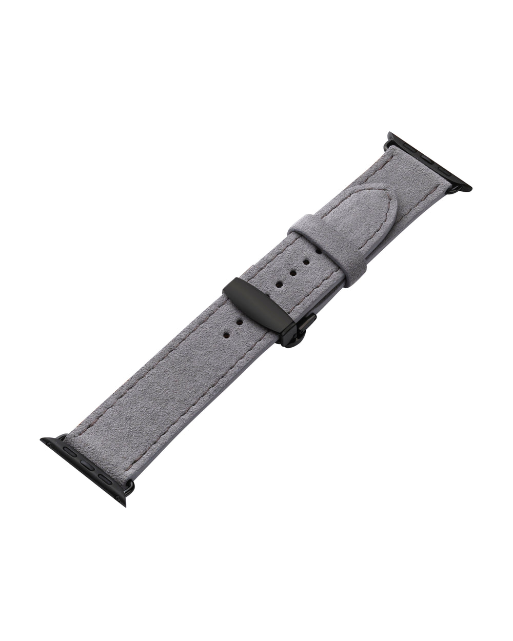 Ремінець для Apple Watch з алькантари у світло-сірому кольорі