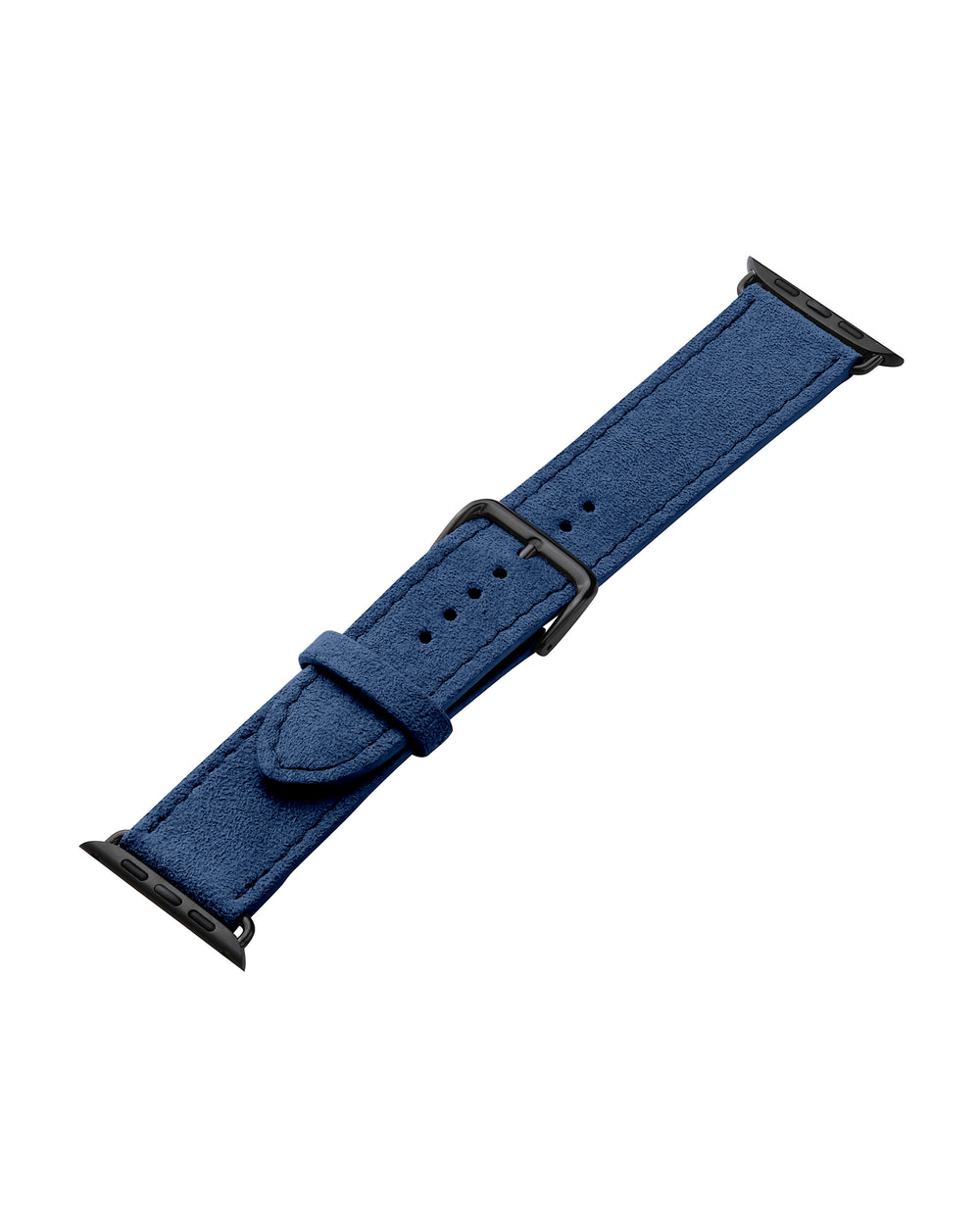 Ремешок для Apple Watch из алькантары синего цвета