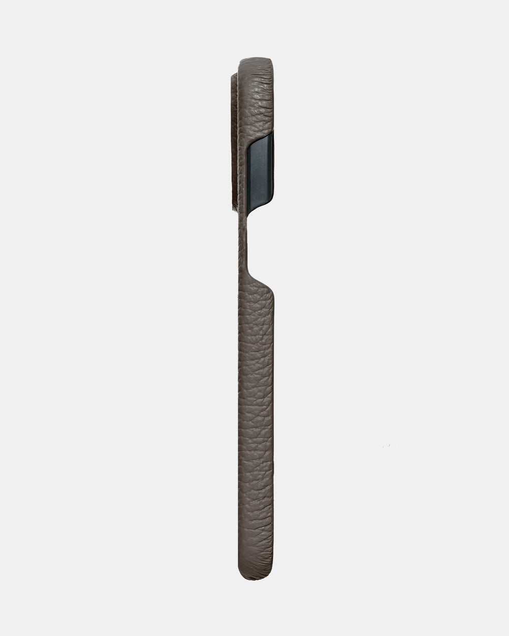 Light brown leather case for iPhone 15 Pro Max