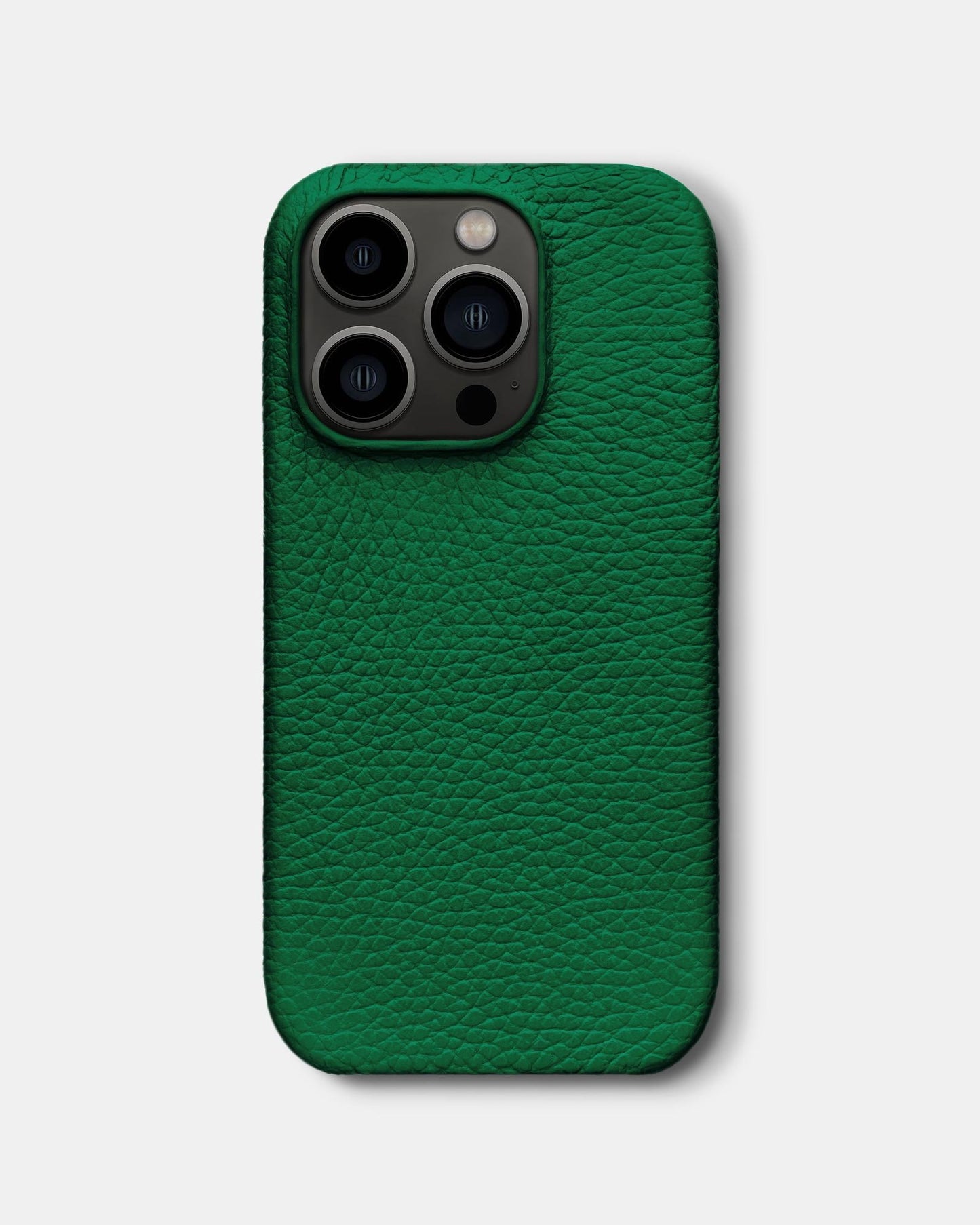 Яскраво-зелений шкіряний чохол для iPhone 13 Pro