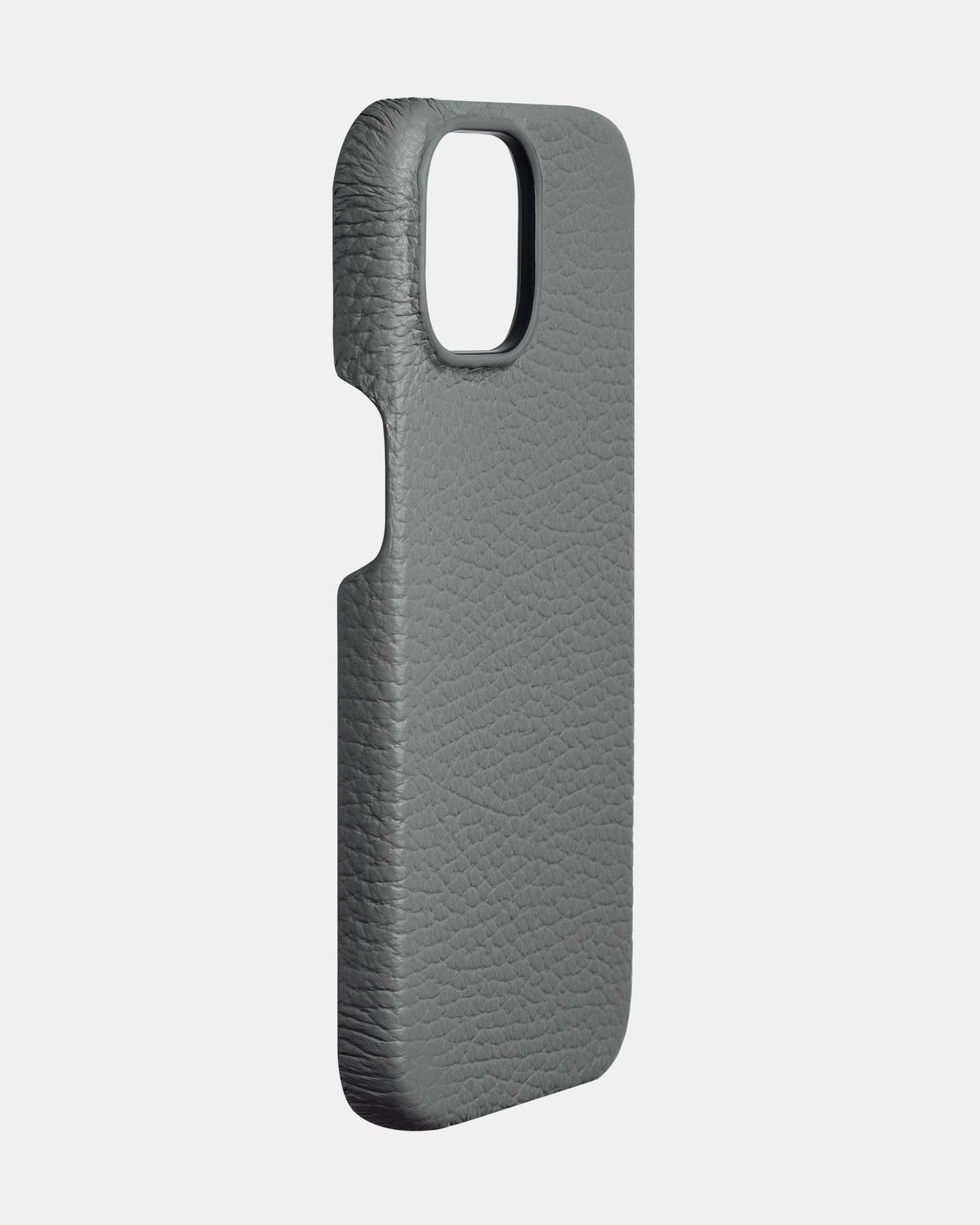 Сірий шкіряний чохол для iPhone 13 Mini