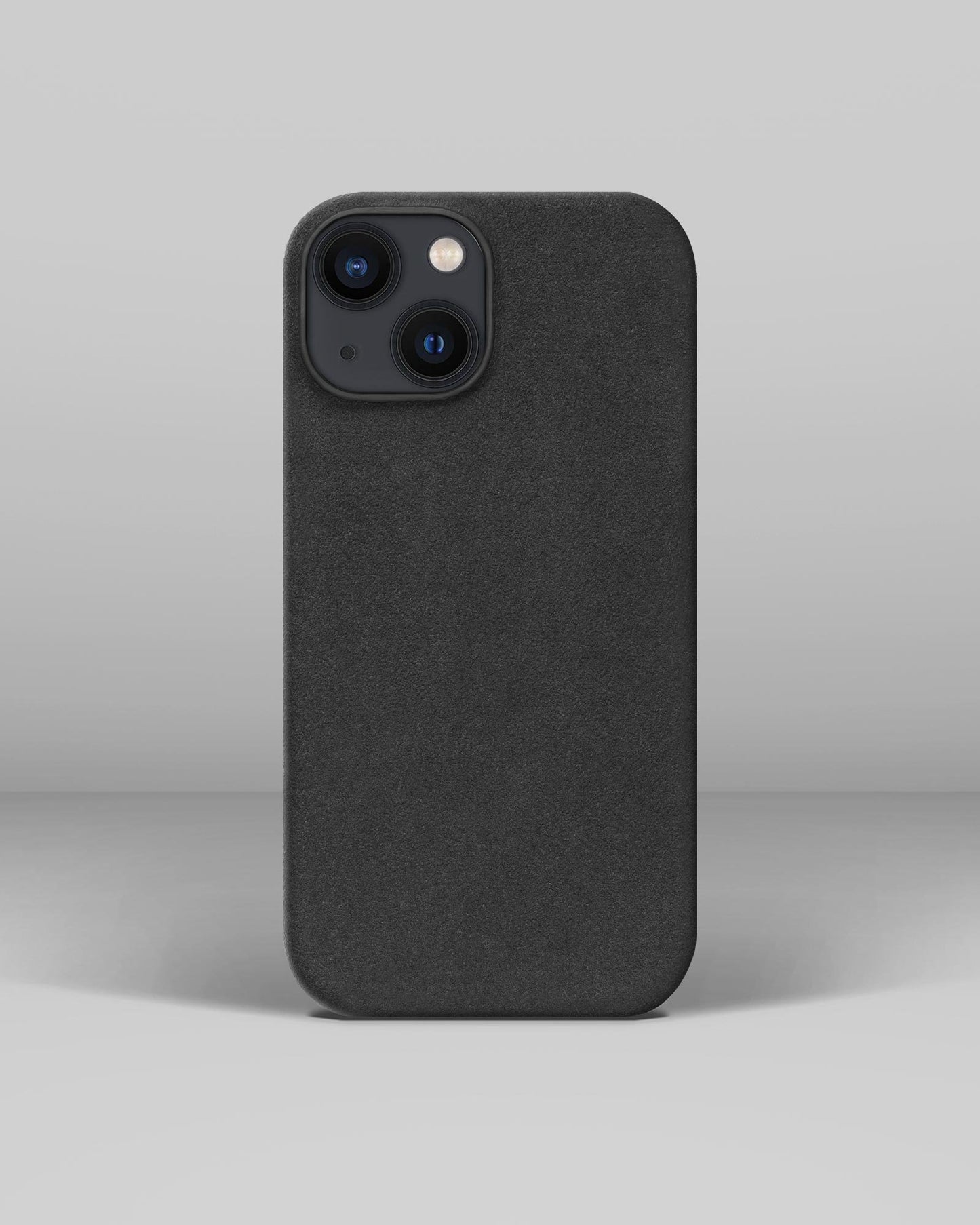 Сірий чохол з алькантари для iPhone 12 Mini