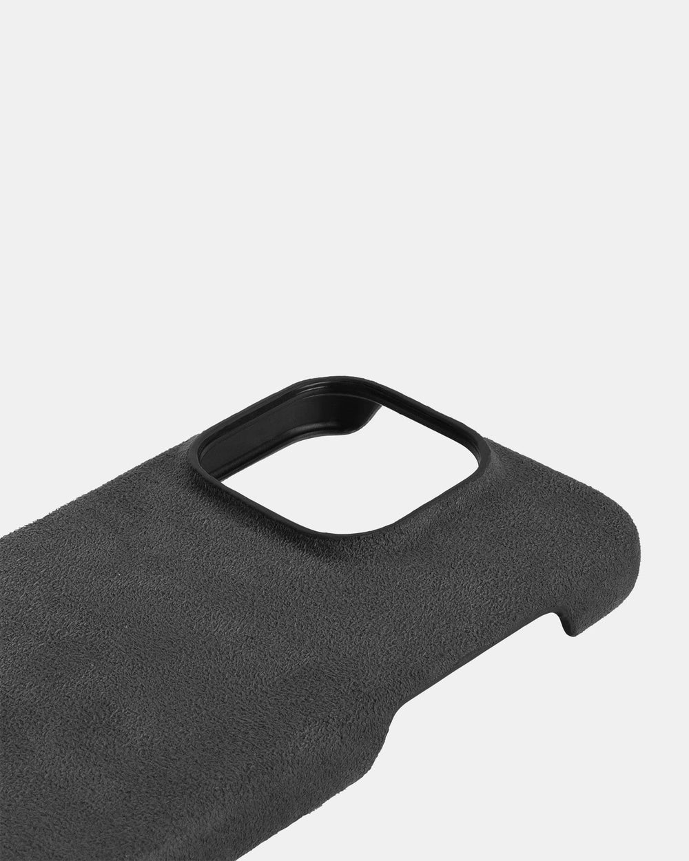 Gray alcantara case for iPhone 14 Pro Max