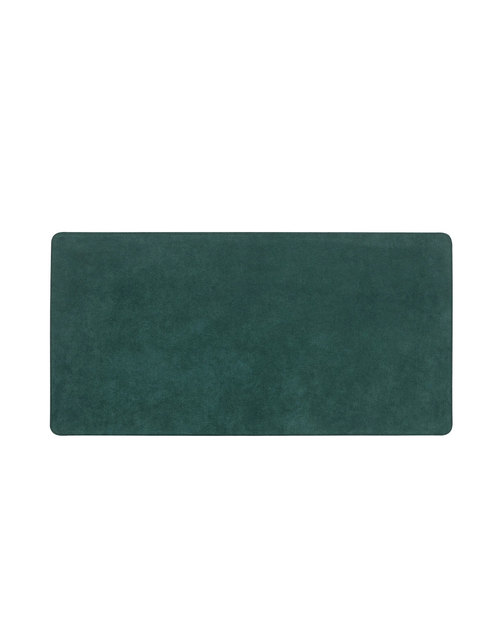 Desk mat made of green alcantara
