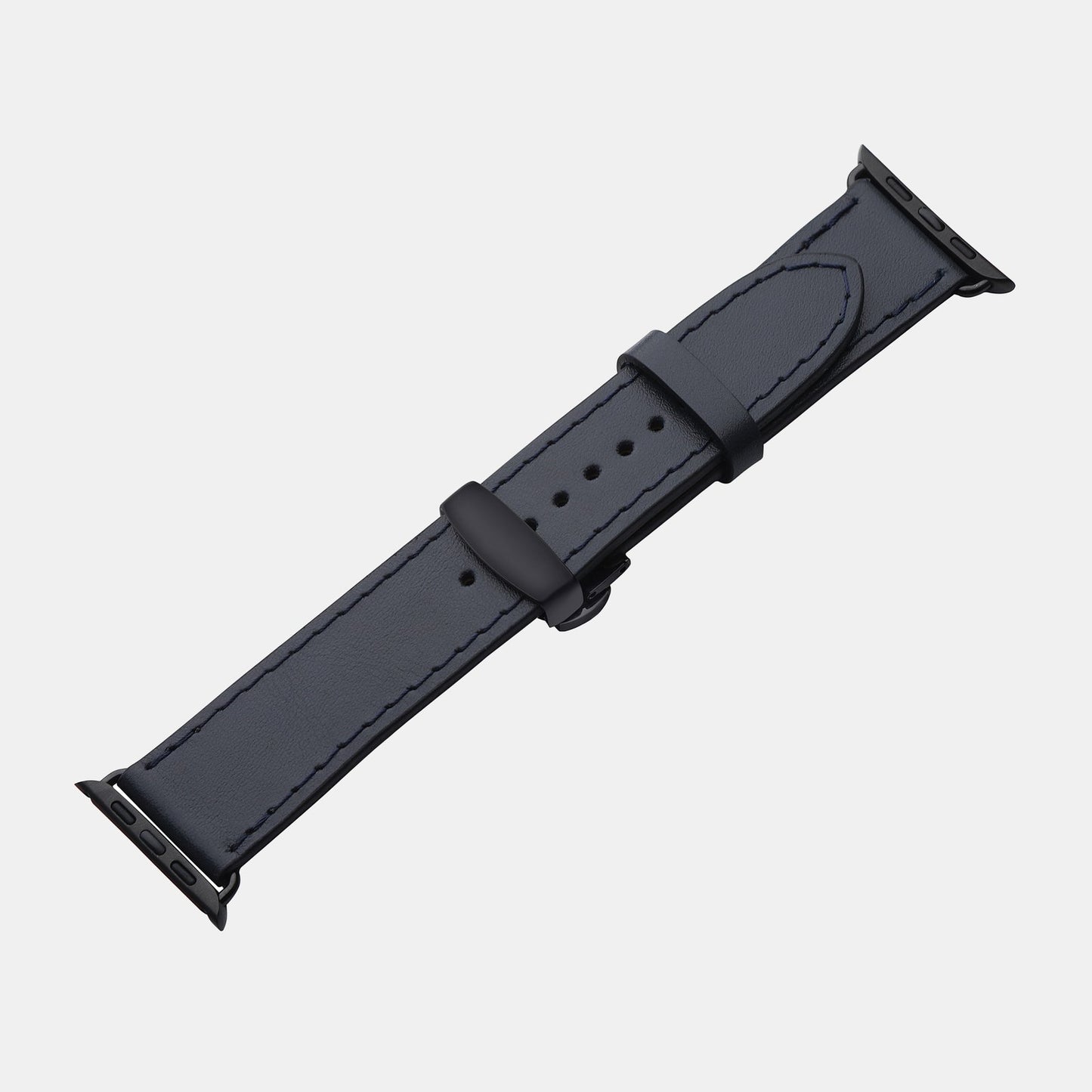 Ремінець для Apple Watch із телячої шкіри в темно-синьому кольорі