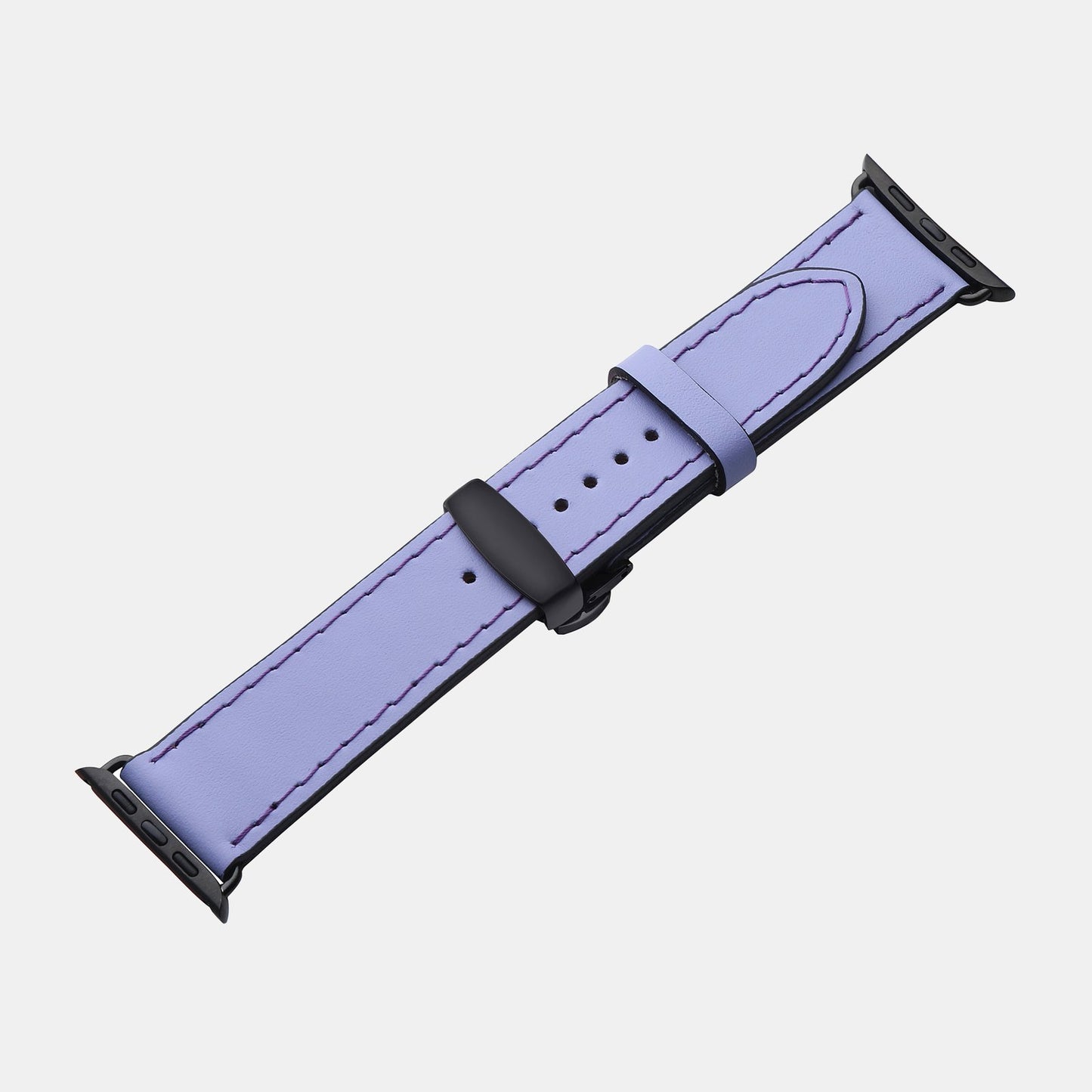 Ремінець для Apple Watch із телячої шкіри в ліловому кольорі