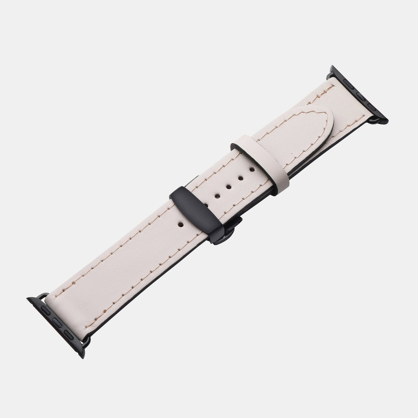 Ремінець для Apple Watch із телячої шкіри в бежевому кольорі