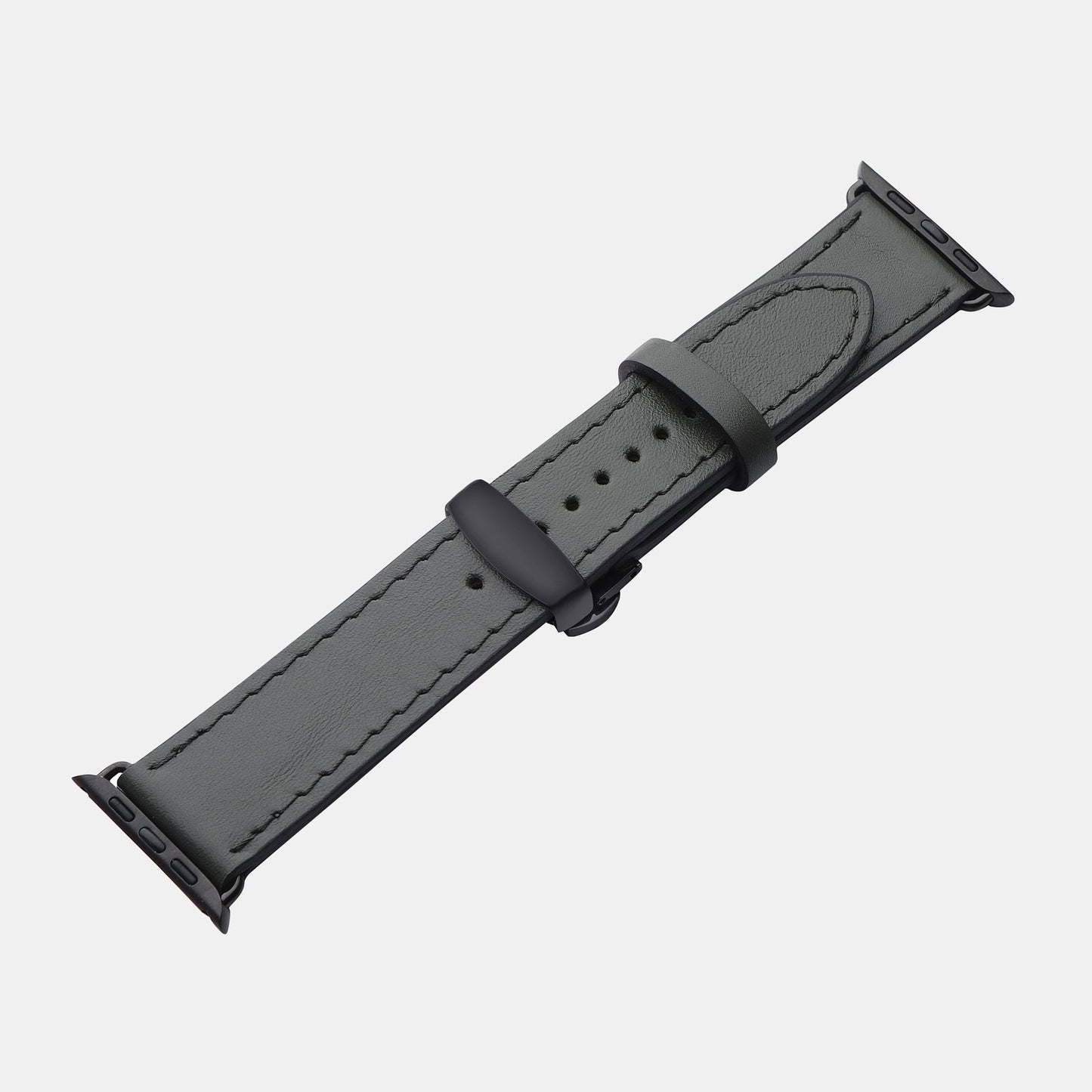 Ремінець для Apple Watch із телячої шкіри в зеленому кольорі