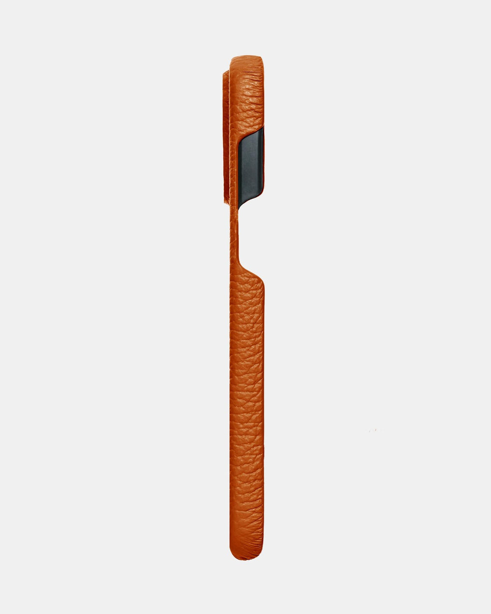 Orange leather case for iPhone 15 Pro Max