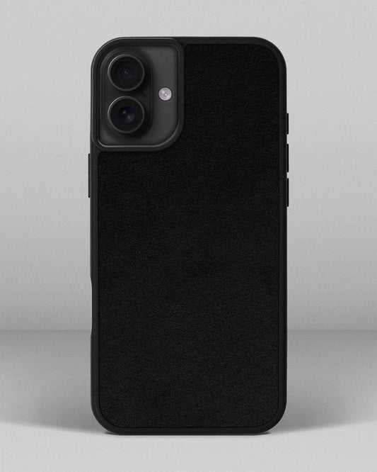 Чохол із чорною вставкою з алькантари для iPhone 12 Mini