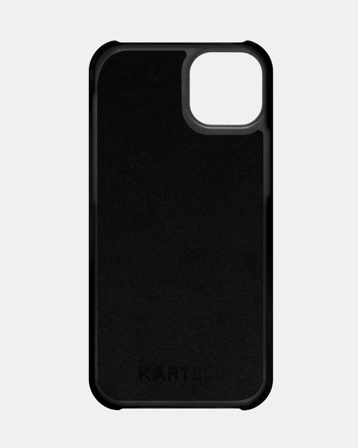 Чорний шкіряний чохол для iPhone 13