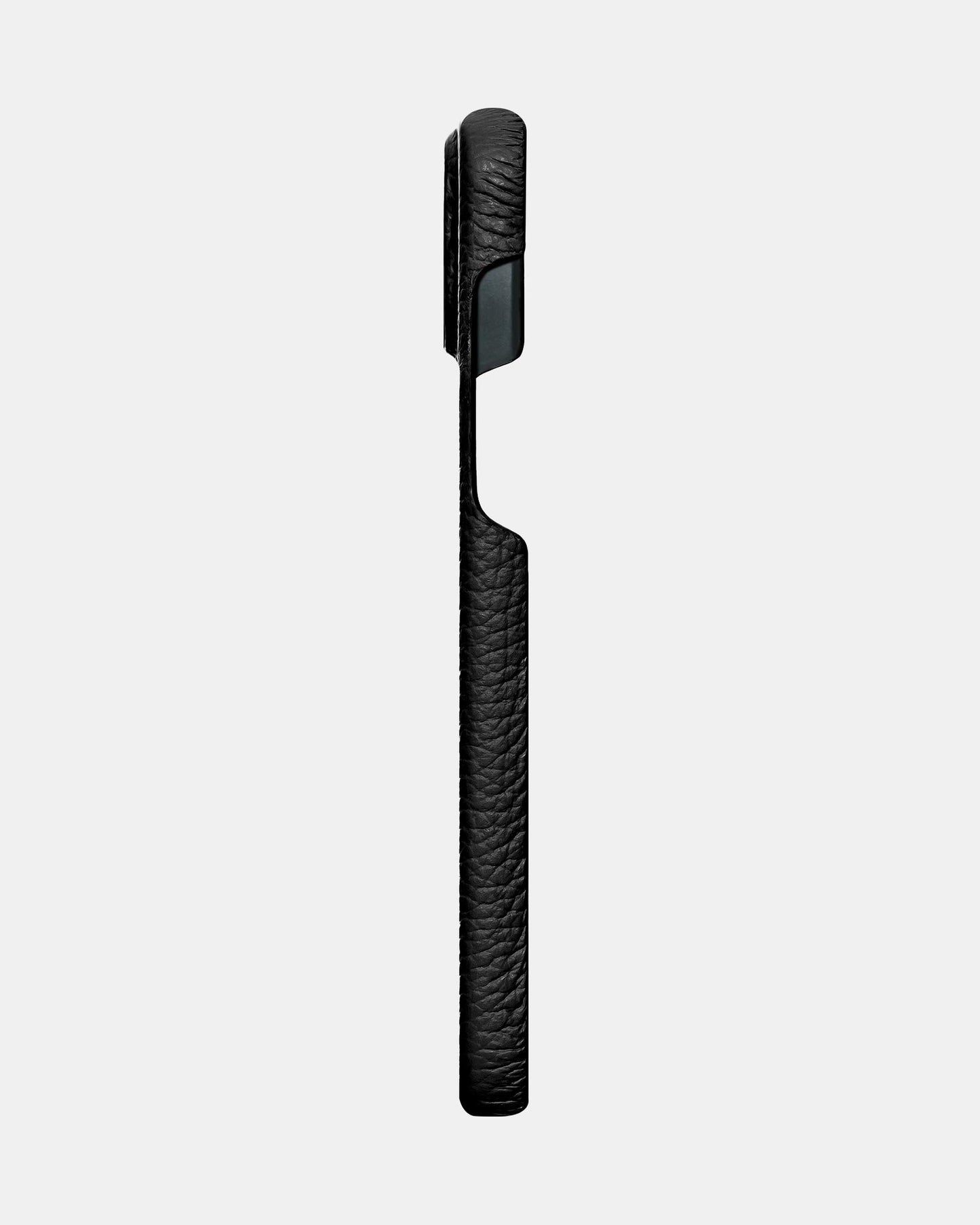 Чорний шкіряний чохол для iPhone 13