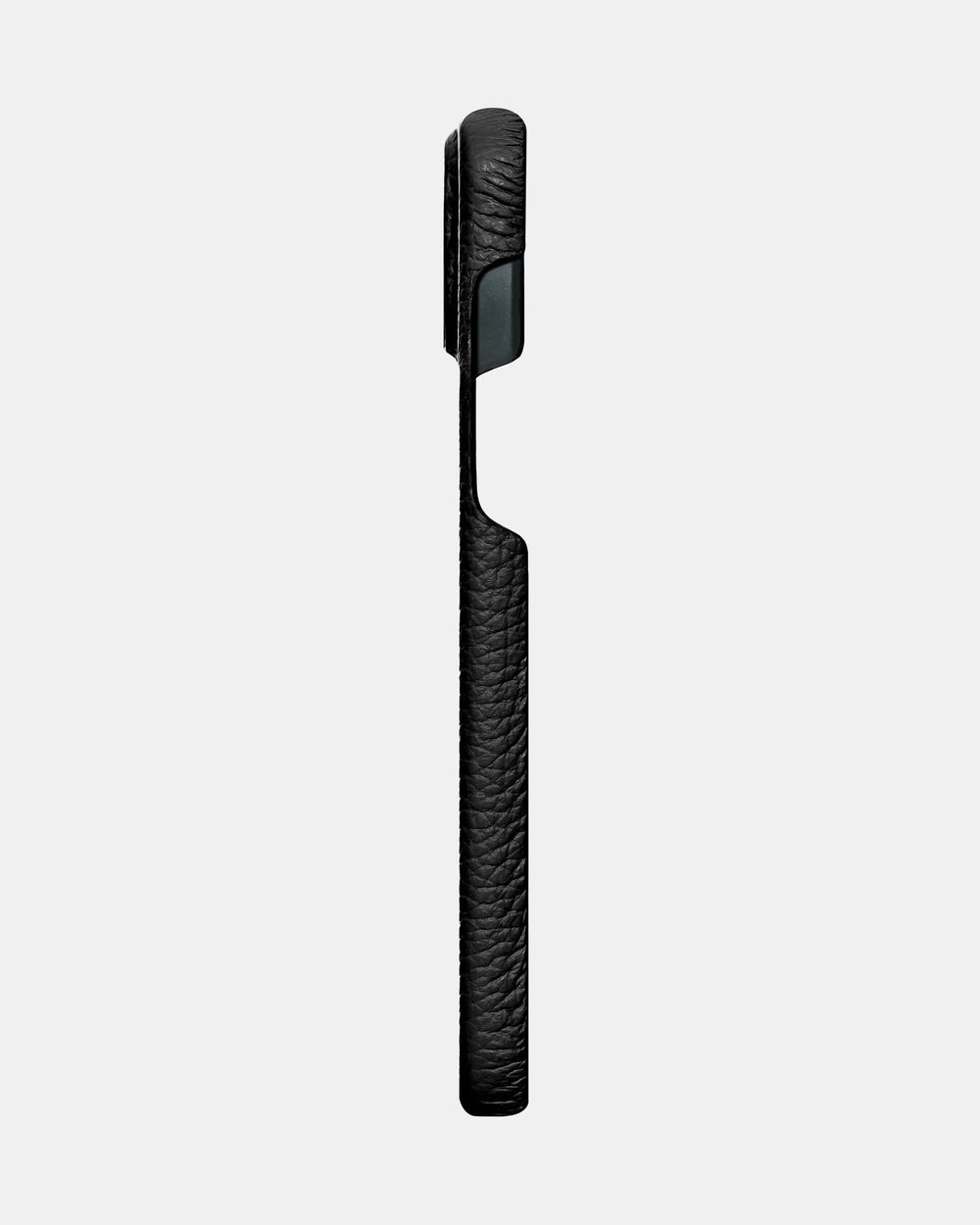 Черный кожаный чехол для iPhone 14 Plus