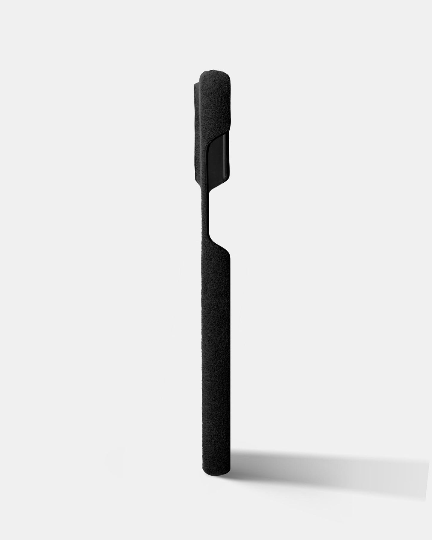 Чорний чохол  з алькантари для iPhone 12 Mini